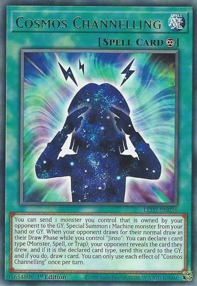 Cosmos Channelling Legendary Duelists: Rage of Ra Yu-Gi-Oh! card
