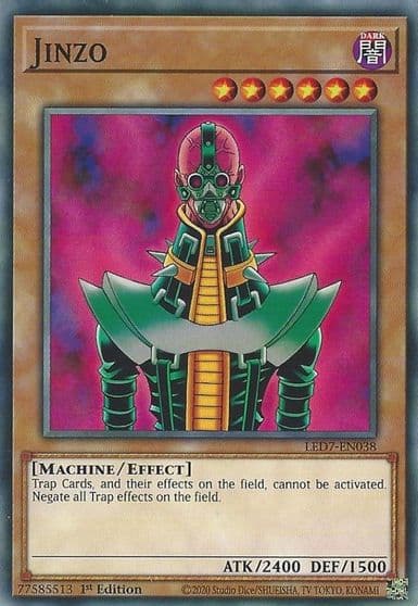 Jinzo Legendary Duelists: Rage of Ra Yu-Gi-Oh! card