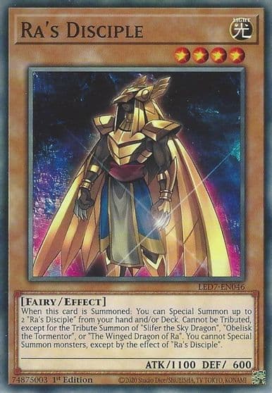 Ras Disciple Legendary Duelists: Rage of Ra Yu-Gi-Oh! card