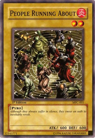 People Running About Magician's Force Yu-Gi-Oh! card