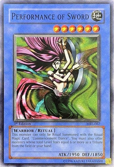 Performance of Sword Magic Ruler Yu-Gi-Oh! card