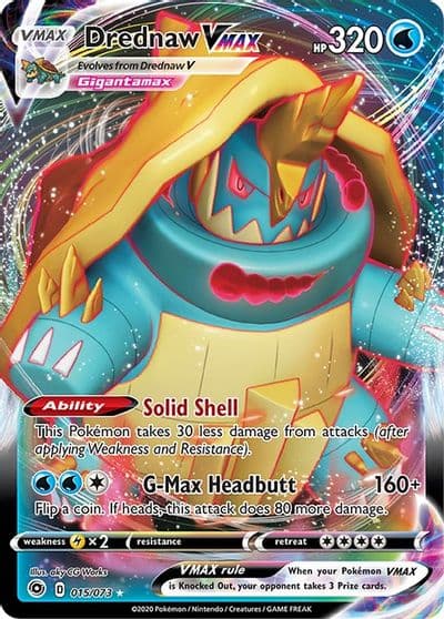 Drednaw VMAX Champion's Path Pokemon card