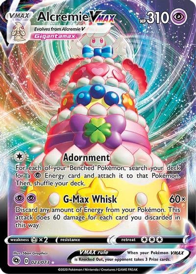 Alcremie VMAX Champion's Path Pokemon card