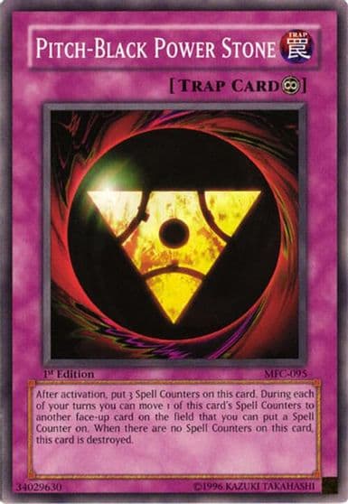 Pitch Black Power Stone Magician's Force Yu-Gi-Oh! card