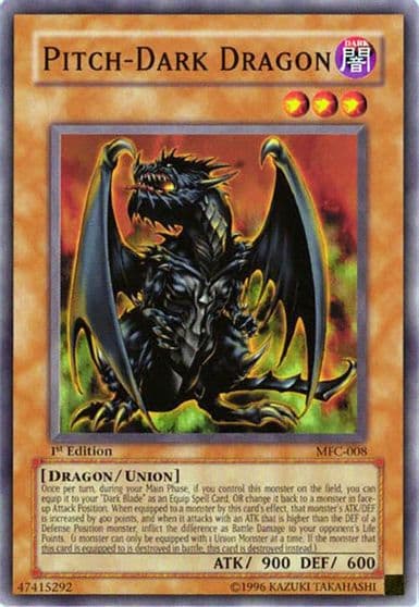 Pitch Dark Dragon Magician's Force Yu-Gi-Oh! card