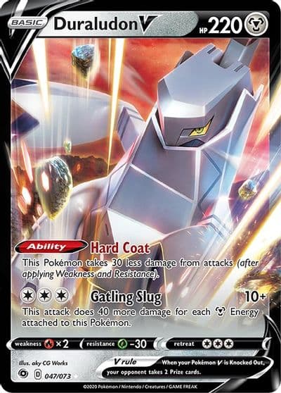 Duraludon V Champion's Path Pokemon card