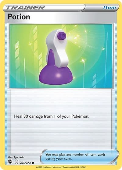 Potion Champion's Path Pokemon card
