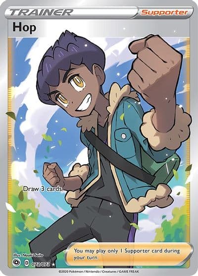 Hop (Full Art) Champion's Path Pokemon card