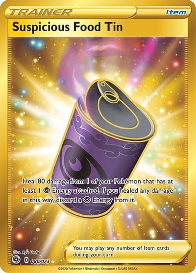 Suspicious Food Tin (Secret) Champion's Path Pokemon card