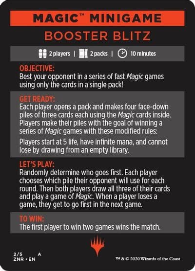 Magic Minigame Booster Blitz Zendikar Rising Magic card
