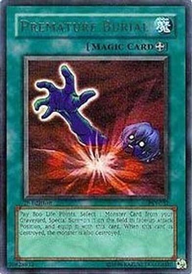 Premature Burial Pharaoh's Servant Yu-Gi-Oh! card