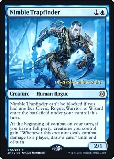 Nimble Trapfinder Prerelease Cards Magic card