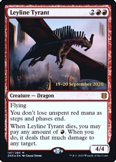 Leyline Tyrant Prerelease Cards Magic card
