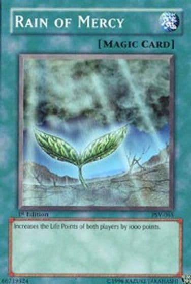 Rain of Mercy Pharaoh's Servant Yu-Gi-Oh! card
