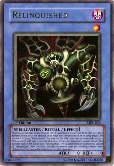 Relinquished Magic Ruler Yu-Gi-Oh! card