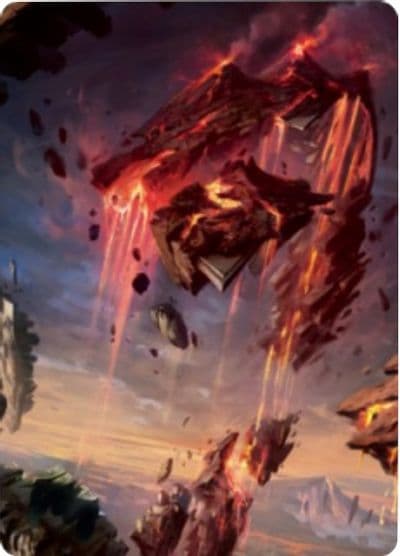 Mountain Art Card 17 81 Art Series: Zendikar Rising Magic card
