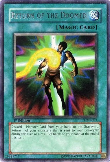 Return of the Doomed Labyrinth of Nightmare Yu-Gi-Oh! card