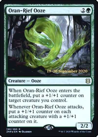 Oran Rief Ooze Prerelease Cards Magic card