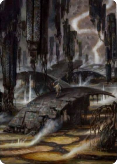 Grimclimb Pathway Art Card Art Series: Zendikar Rising Magic card
