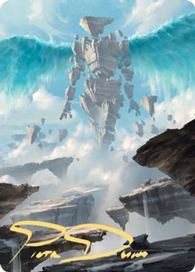 Celestial Colonnade Art Card Gold Stamped Signature Art Series: Zendikar Rising Magic card