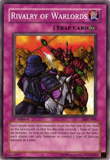 Rivalry of Warlords Magician's Force Yu-Gi-Oh! card