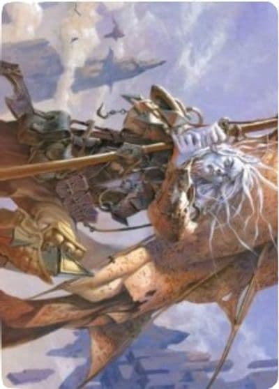 Sea Gate Banneret Art Card Art Series: Zendikar Rising Magic card