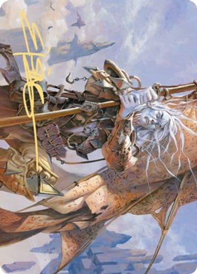 Sea Gate Banneret Art Card Gold Stamped Signature Art Series: Zendikar Rising Magic card