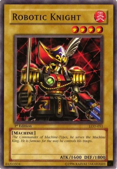 Robotic Knight Legacy of Darkness Yu-Gi-Oh! card