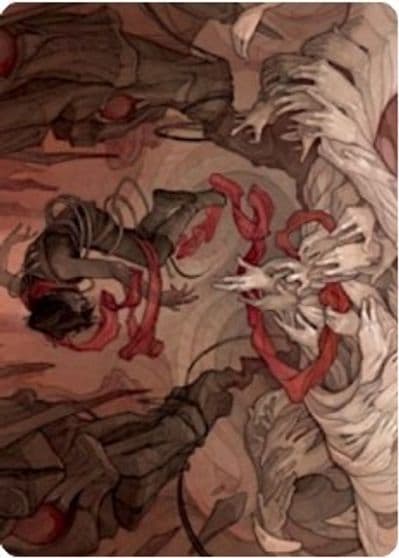 Thwart the Grave Art Card Art Series: Zendikar Rising Magic card