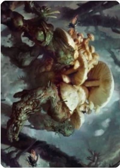 Swarm Shambler Art Card Art Series: Zendikar Rising Magic card