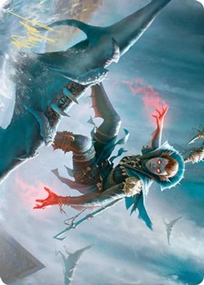 Umara Mystic Art Card Gold Stamped Signature Art Series: Zendikar Rising Magic card