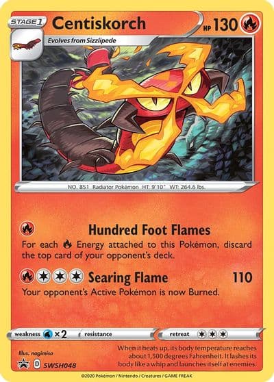 Centiskorch - SWSH048 SWSH: Sword & Shield Promo Cards Pokemon card