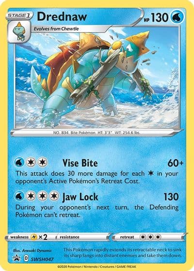 Drednaw - SWSH047 SWSH: Sword & Shield Promo Cards Pokemon card