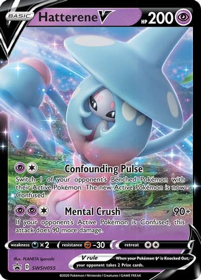 Hatterene V - SWSH055 SWSH: Sword & Shield Promo Cards Pokemon card