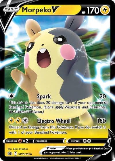 Morpeko V - SWSH056 SWSH: Sword & Shield Promo Cards Pokemon card