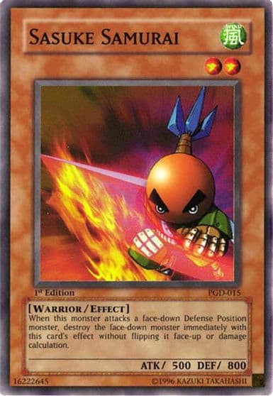 Sasuke Samurai Pharaonic Guardian Yu-Gi-Oh! card