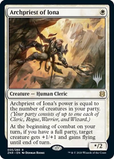 Archpriest of Iona Promo Pack: Zendikar Rising Magic card