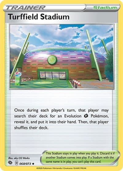 Turffield Stadium Champion's Path Pokemon card