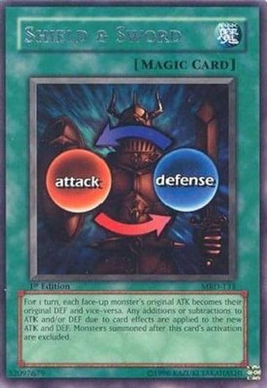 Shield and Sword Metal Raiders Yu-Gi-Oh! card