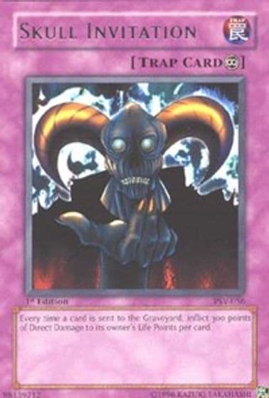 Skull Invitation Pharaoh's Servant Yu-Gi-Oh! card