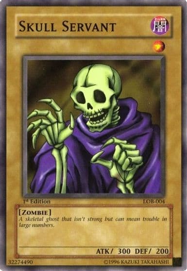 Skull Servant The Legend of Blue Eyes White Dragon Yu-Gi-Oh! card