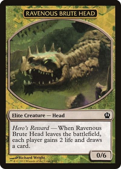 Ravenous Brute Head Hero's Path Promos Magic card