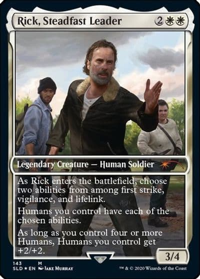 Rick Steadfast Leader Secret Lair Drop Series Magic card