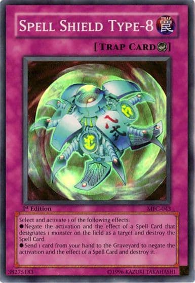 Spell Shield Type 8 Magician's Force Yu-Gi-Oh! card