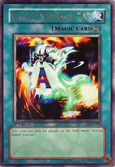 Spirit Message A Labyrinth of Nightmare Yu-Gi-Oh! card