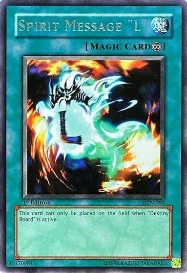 Spirit Message L Labyrinth of Nightmare Yu-Gi-Oh! card