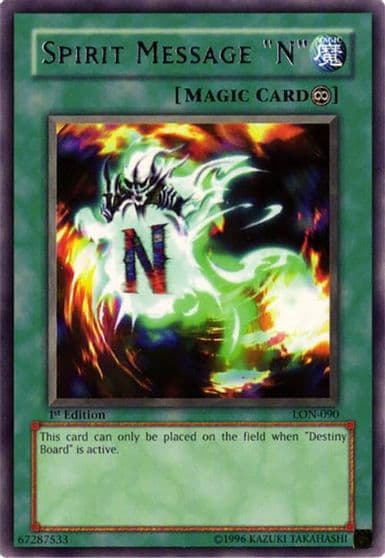 Spirit Message N Labyrinth of Nightmare Yu-Gi-Oh! card