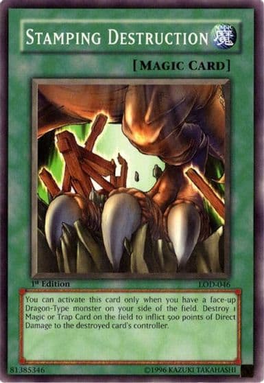 Stamping Destruction Legacy of Darkness Yu-Gi-Oh! card