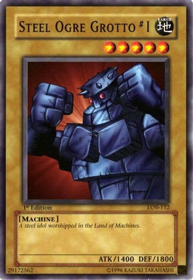 Steel Ogre Grotto 1 The Legend of Blue Eyes White Dragon Yu-Gi-Oh! card