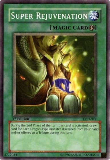Super Rejuvenation Legacy of Darkness Yu-Gi-Oh! card